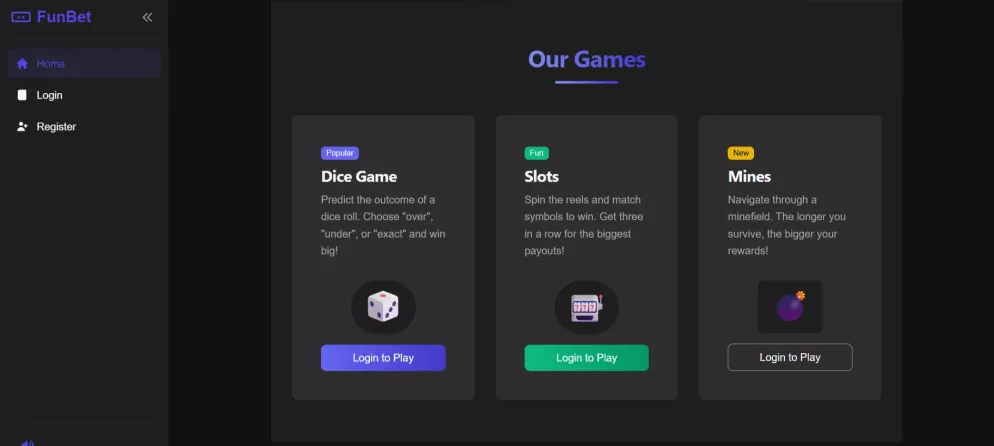 Funbet Casino – 100% tot €500 + 200 Gratis Spins welkomstbonus voor nieuwe spelers