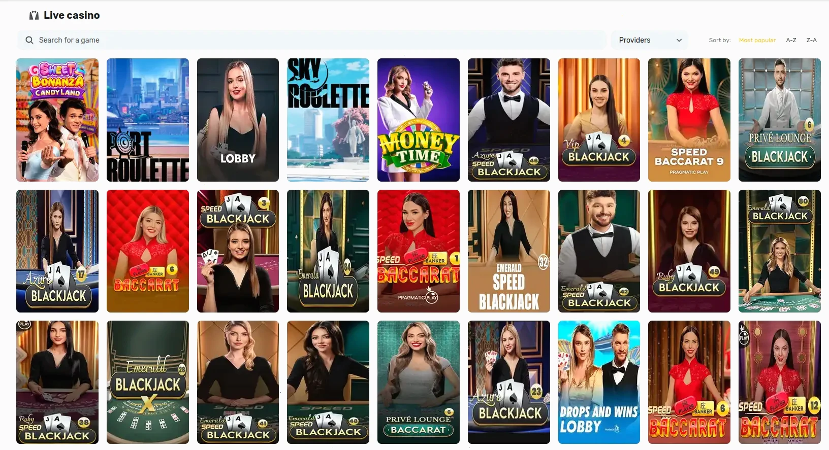 Funbet online casino speelomgeving